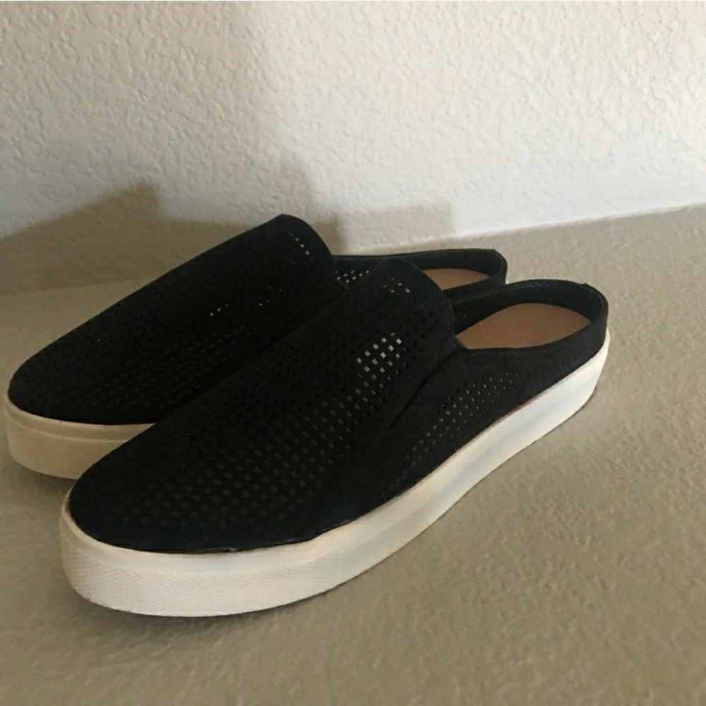 Black slip on sneaker